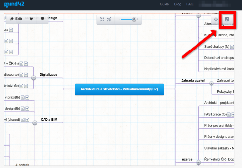 mind42 – Přechod na celou obrazovku