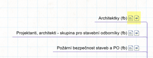 mind42 – Výřez z myšlenkové mapy